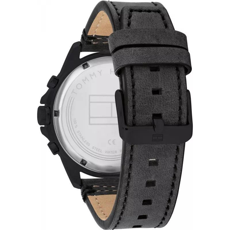 Tommy Hilfiger herenhorloge 1791893 46mm RVS blauwe wijzerplaat