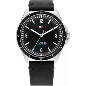 Tommy Hilfiger herenhorloge 1791904 44mm RVS blauwe wijzerplaat