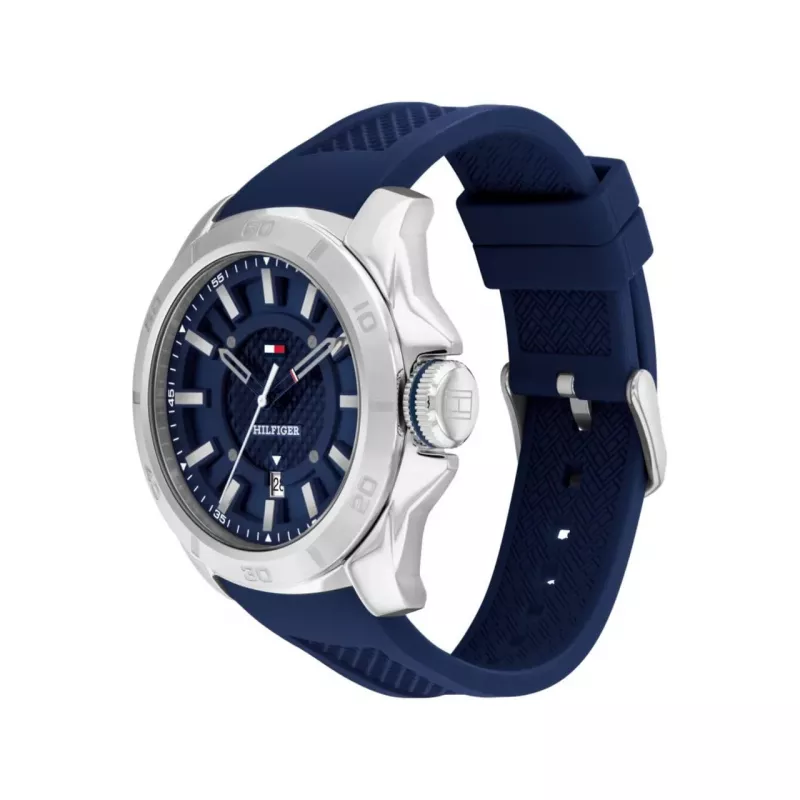 Tommy Hilfiger herenhorloge 1792134 48mm edelstaal blauwe wijzerplaat
