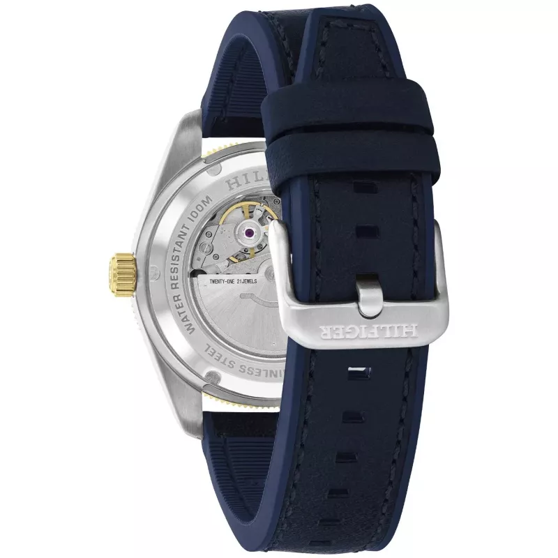 Tommy Hilfiger herenhorloge 1792141 40mm edelstaal blauwe wijzerplaat