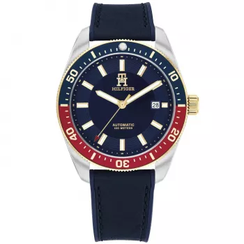 Tommy Hilfiger herenhorloge 1792141 40mm edelstaal blauwe wijzerplaat