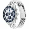 Tommy Hilfiger herenhorloge 1792157 41mm blauwe wijzerplaat bruin leer