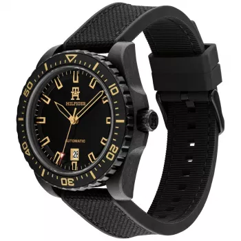 Tommy Hilfiger herenhorloge 1792159 42mm blauwe wijzerplaat bruin leer