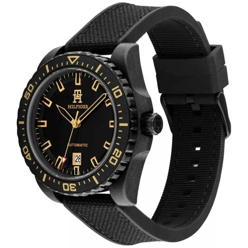 Tommy Hilfiger herenhorloge 1792159 42mm blauwe wijzerplaat bruin leer