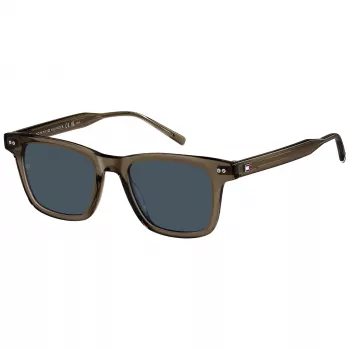 Tommy Hilfiger TH-2127-S-09Q heren zonnebril mat zwart grijs 51mm