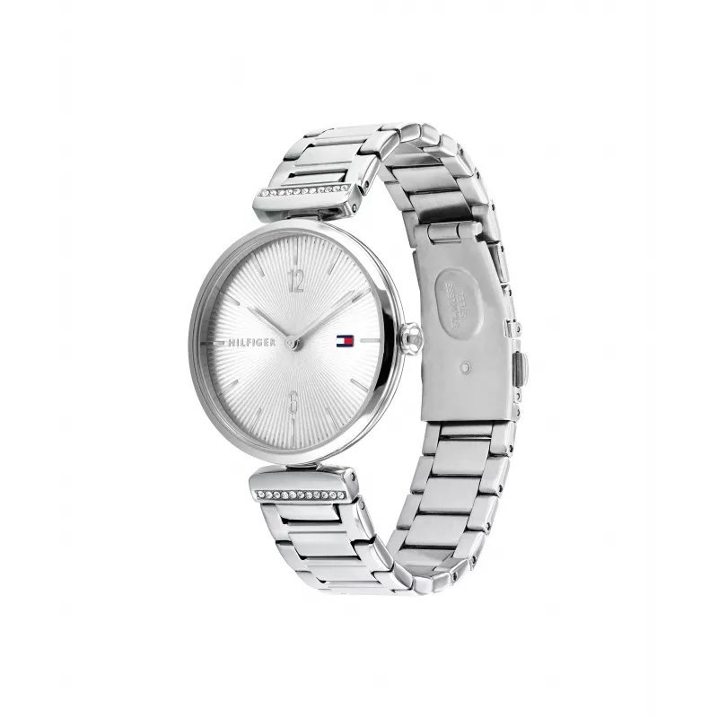 Tommy Hilfiger dames Blake quartz horloge 32mm zilver roestvrijstalen mesh