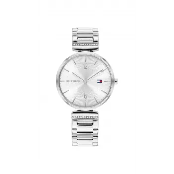 Tommy Hilfiger dames Blake quartz horloge 32mm zilver roestvrijstalen mesh