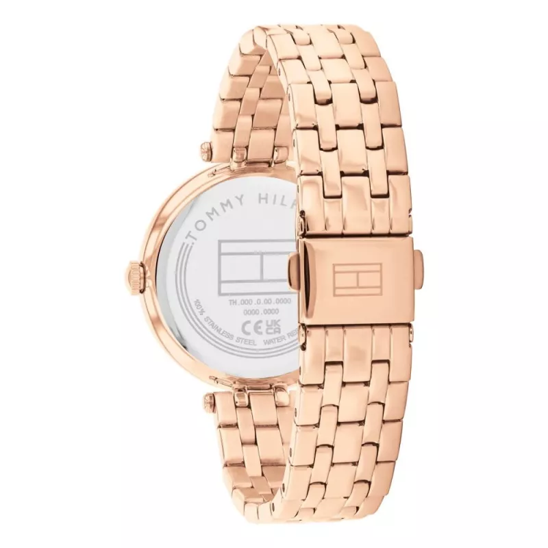 Tommy Hilfiger dames Casey quartz analoog horloge 1782761 33mm zilver RVS