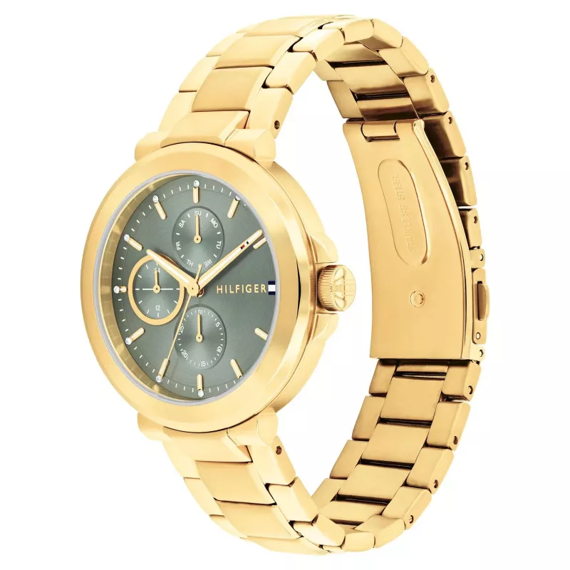 Tommy Hilfiger dames Pippa quartzhorloge 1782755 38mm zilveren wijzerplaat tweekleurig edelstaal