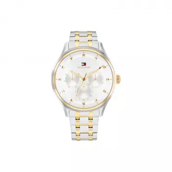 Tommy Hilfiger Dames Pippa Quartzhorloge 38mm Wit siliconen