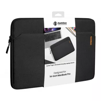 Tomtoc Light-A18 14 inch laptophoes (zwart)