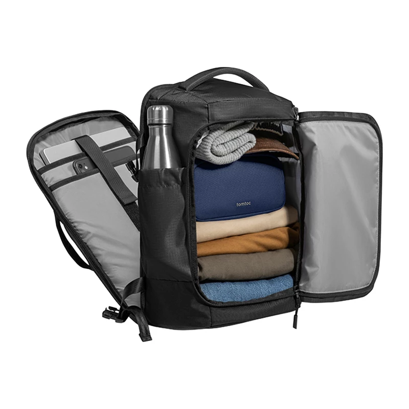 TOMTOC Navigator-T66 Liteway reisrugzak 28L/15.6 (zwart)