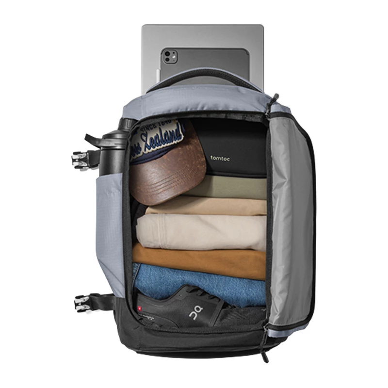 TOMTOC Navigator-T66 Liteway reisrugzak 28L (lichtgrijs)