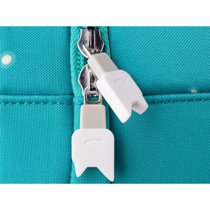 Tonies draagtas voor Toniebox en Tonies-figuren - turquoise - rits - polyester/PET - kindvriendelijk design