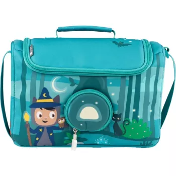 Tonies Under the Magic Moon draagtas - unisex handtas - audiopoppendrager - rits - groen