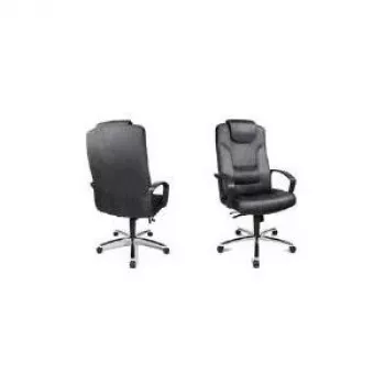 Topstar Comfort Point 50 bureaustoel, microvezel bekleding, chroom frame, zwart 7819 TA3