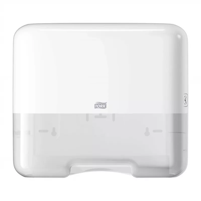 Tork H3 Mini Folded Handdoekdispenser 553100, 300 handdoeken, wit