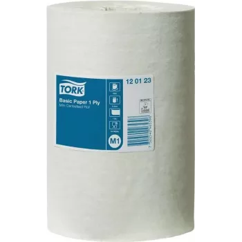 TORK meerdoekse wischpapierrol, 1-laags, 120 m, wit (120123)