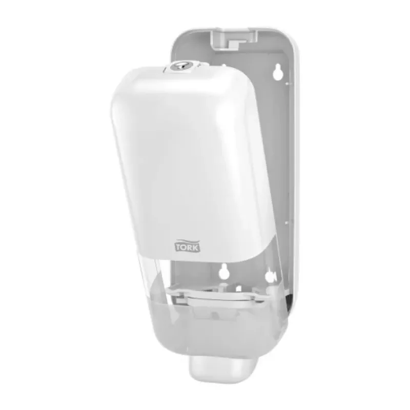 Tork S4 zeep- en desinfectiemiddeldispenser, wit