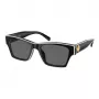 Tory Burch TY7207U200487 dames katzenaugen zonnebril - transparant bruin frame, bruine verloopglazen, 53 mm