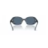Tory Burch dames zonnebril TY7214U 317780 dark Havana bruin verloop 53mm
