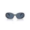 Tory Burch dames zonnebril TY7214U 317780 dark Havana bruin verloop 53mm