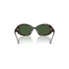 Tory Burch dames zonnebril TY7214U172871 - vierkant/vlindervorm, bruine verloopglazen, 53/19/140 mm
