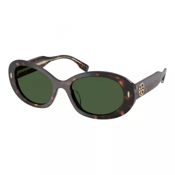 Tory Burch dames zonnebril TY7214U172871 - vierkant/vlindervorm, bruine verloopglazen, 53/19/140 mm