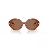 Tory Burch dames zonnebril TY7210U Havana bruin verloop 52mm