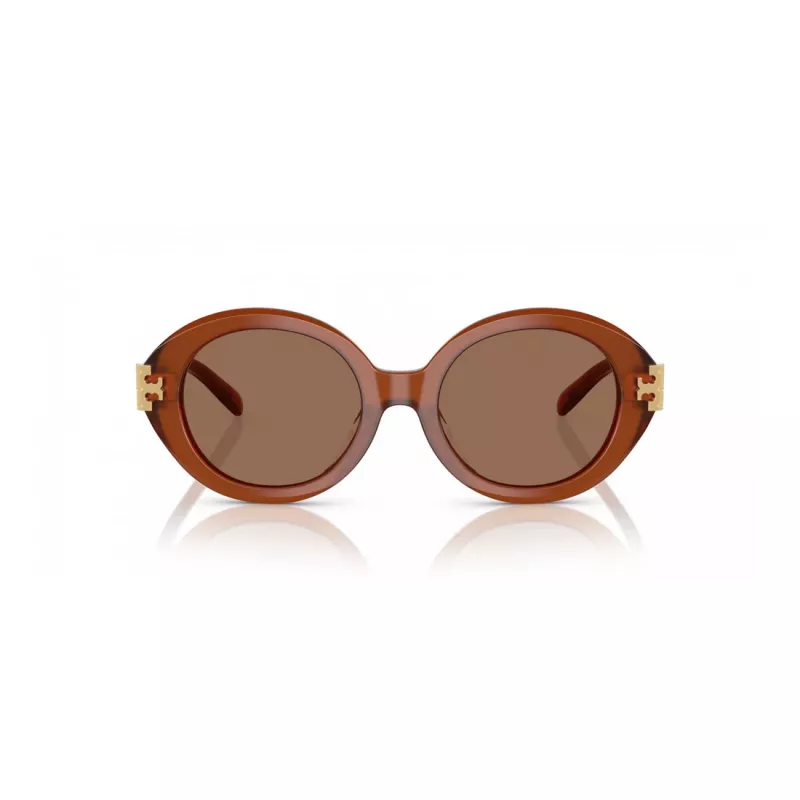 Tory Burch dames zonnebril TY7210U Havana bruin verloop 52mm
