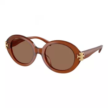 Tory Burch dames zonnebril TY7210U Havana bruin verloop 52mm