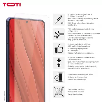 TOTI Tempered Glass 2D screenprotector voor Samsung Galaxy A37/A57/A36/A56/S24 FE/S25 FE