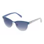 TOUS STO314-570E70 dames kattenoogzonnebril Havana bruin gradient