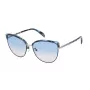 TOUS dameszonnebril STO436570SN9 havana bruin acetaat montuur bruine verloopglazen 57mm