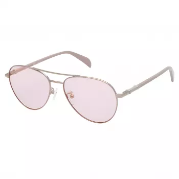 TOUS dameszonnebril STO437-560E59 Havana acetaat hoekig frame verloopglas bruin 56mm