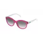 TOUS dames zonnebril STO870-5402GR Havana bruin acetaat vierkant montuur grijs verlopende glazen 54mm