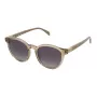 TOUS dames zonnebril STOB89-5107AY Havana acetaat hoekig montuur bruine gradientglazen 51mm