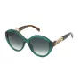 TOUS dameszonnebril STOB90-550G61 Havana bruin verloop rechthoekig 55mm