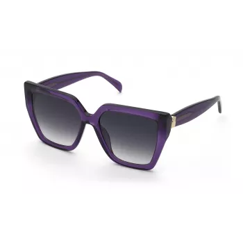 TOUS dames zonnebril STOC40-5606LA havana bruin gradient vierkant 56mm