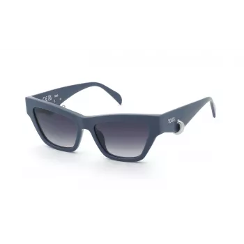 TOUS dames zonnebril STOD06V5504G5 bruin acetaat verloop grijs 55mm