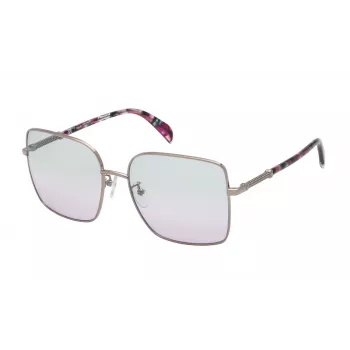 TOUS dames zonnebril STO435580A39 - zwart montuur grijze glazen 58mm