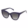 TOUS dames zonnebril STOC21-530T81 havanna acetaat square frame bruin gradient lens 53/18/140 mm