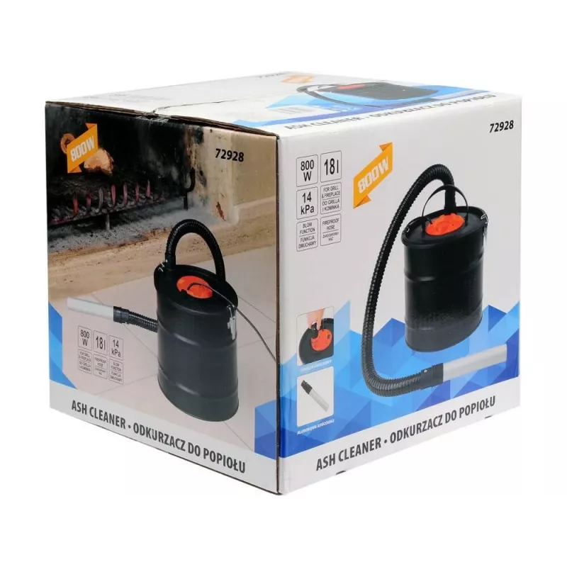 TOYA 72928 aszuiger 1200 W 20 L roestvrij staal