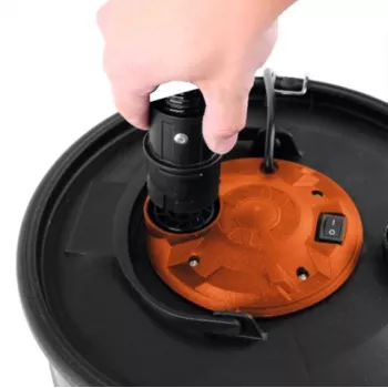 TOYA 72928 aszuiger 1200 W 20 L roestvrij staal
