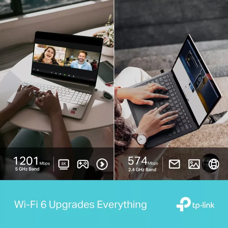 TP-LINK Archer TX1800U Nano AX1800 Dual Band Wi-Fi 6 USB-adapter, 1.8 Gbps