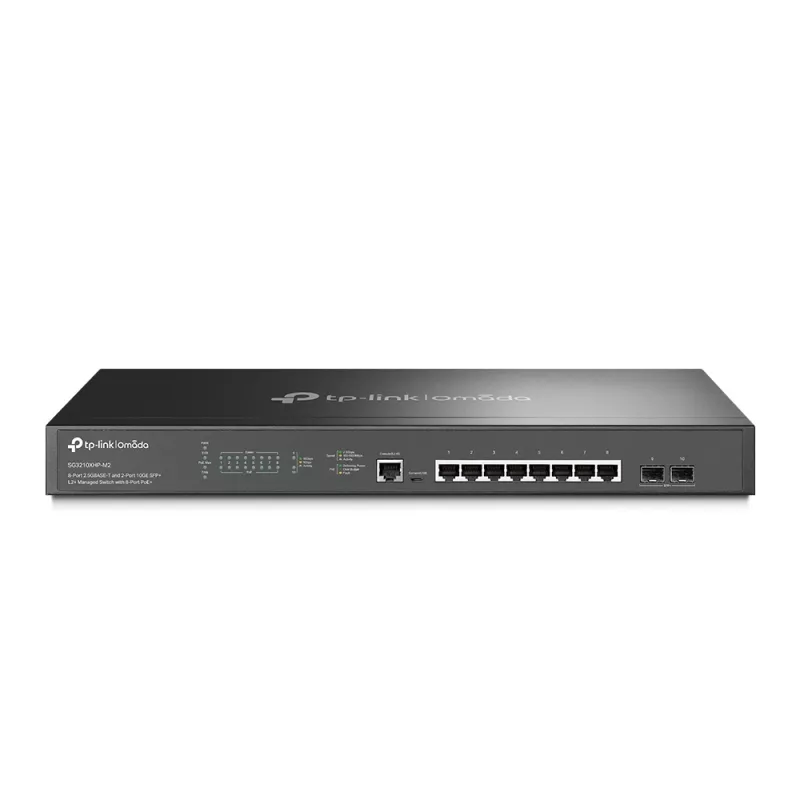TP-Link Omada SG3210XHP-M2 8-poorts 2,5G PoE+ managed switch met 2x 10G SFP+ SG3210XHP-M2(UN)