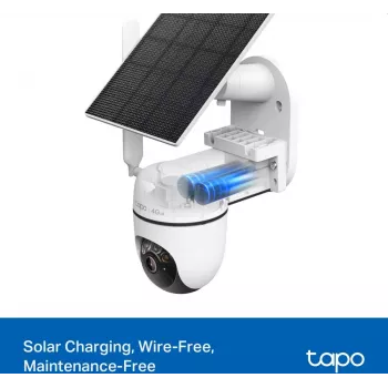 TP-LINK Tapo C615G KIT V1 beveiligingscameraset op zonne-energie - outdoor PTZ-netwerkcamera, stofdicht/weerbestendig, dag&nacht kleur