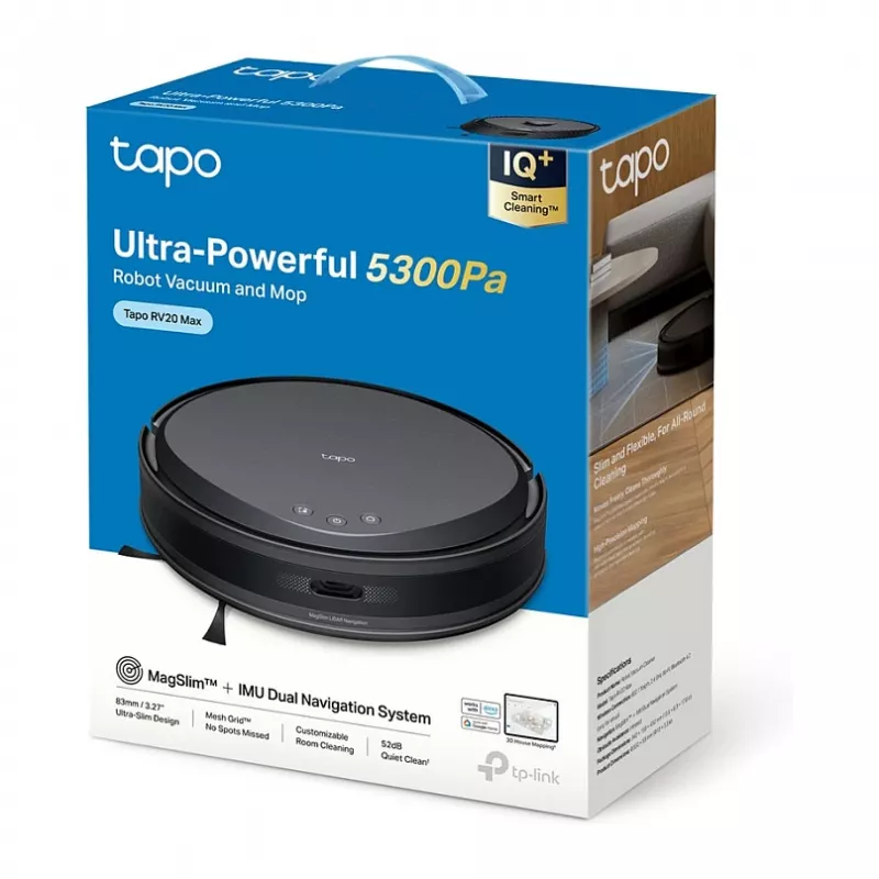 TP-LINK Tapo RV20 Max zuigrobot - zakloos