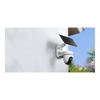 TP-Link Tapo TC90 KIT zonne-energie draaibare/kantelbare bewakingscamera, 2K QHD, buiten, accu & zonne-energie, IP65, kleurennachtzicht, draadloos, 1 camera