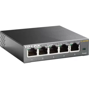 TP-LINK TL-SG105E(UN) Managed L2 Gigabit Ethernet switch, 5 poorten, 10/100/1000 Mbps
